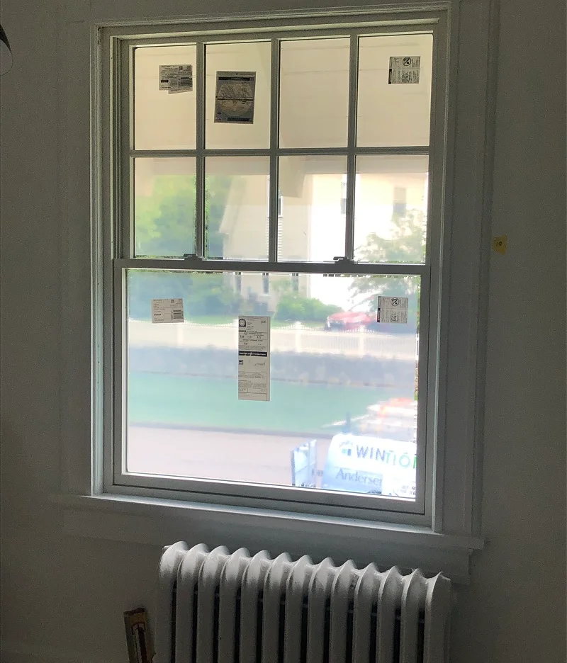 Interior of a Pella Lifestyles double hung